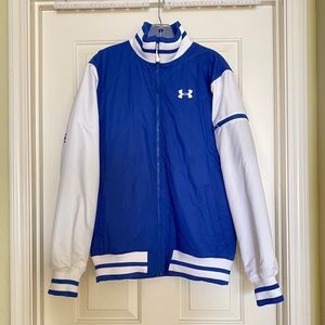 Blue & White Under Armour Bomber Jacket